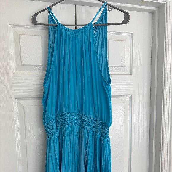 Mustard Seed Blue Sleeveless Boutique Dress size large - Picture 1 of 4